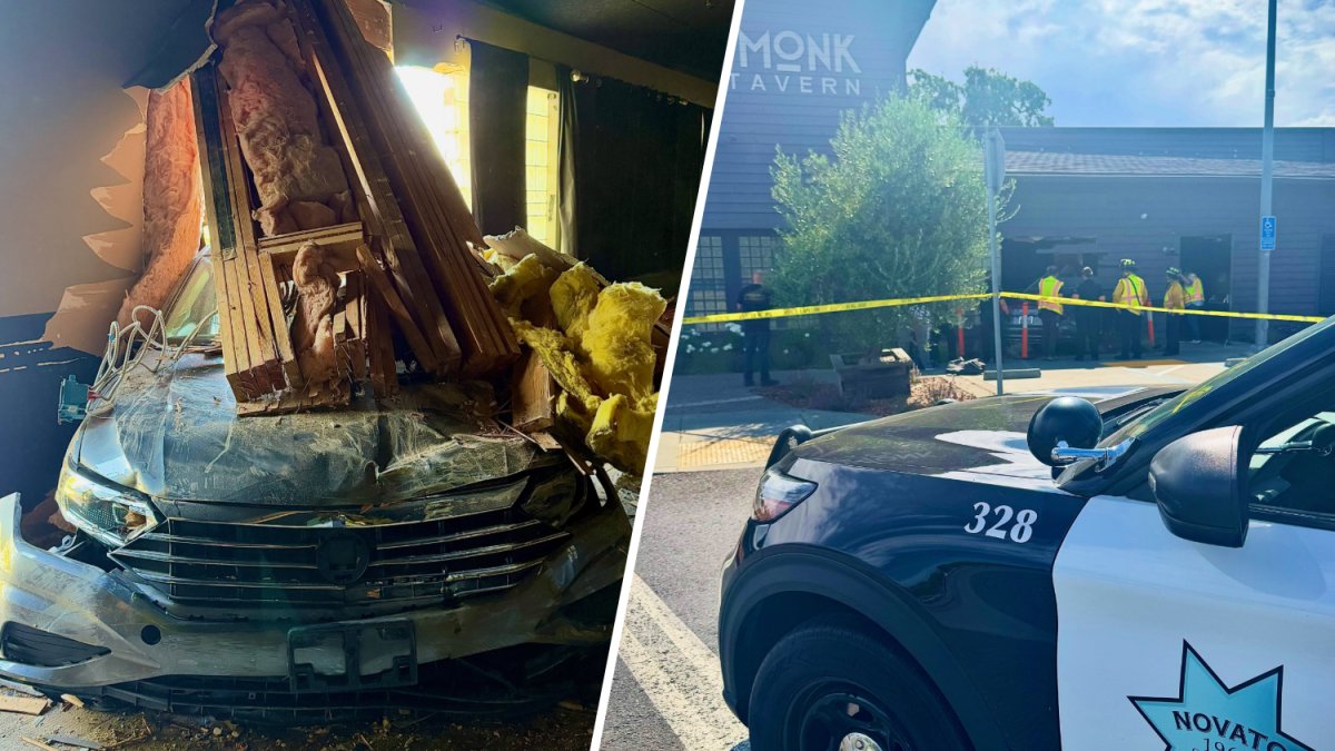 Driver crashes into business in Novato