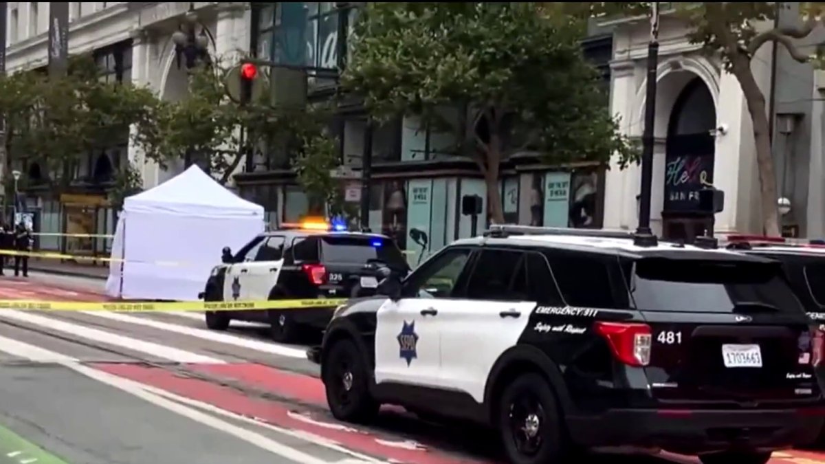 1 dead after vehicle collision at Powell and Market streets in San Francisco