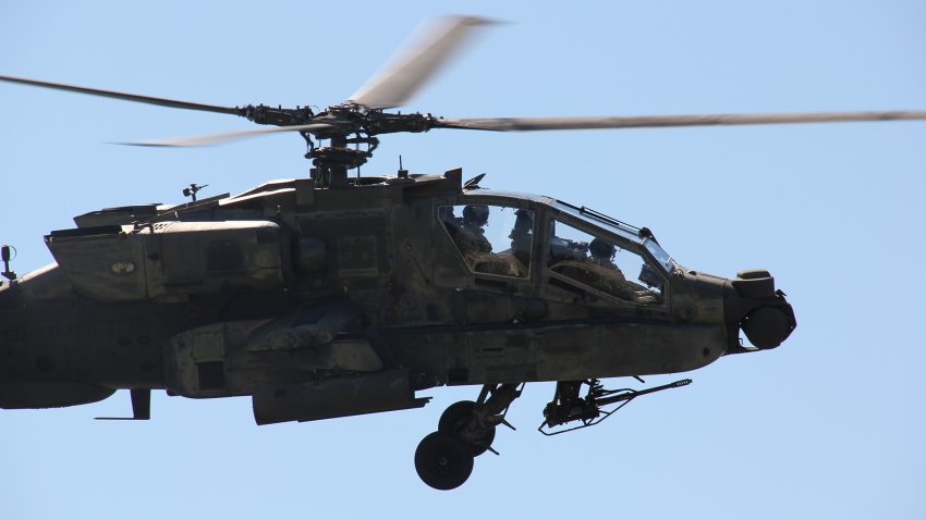 Apache pilots from 1-158th Aviation Regiment “Ghost Riders,” along with soldiers from the 90th Aviation Support Battalion, conduct day and night time gunnery at North Fort Hood, Texas on June 3, 2015.