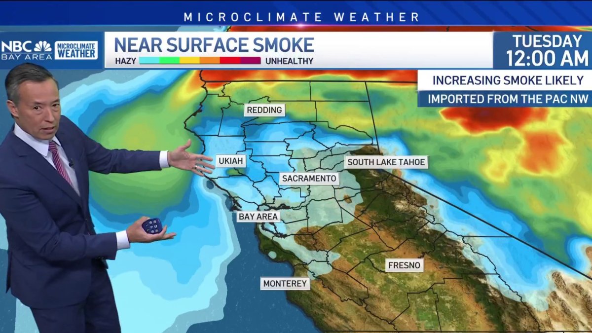 Rob's forecast: inland heat, fire danger and wildfire smoke