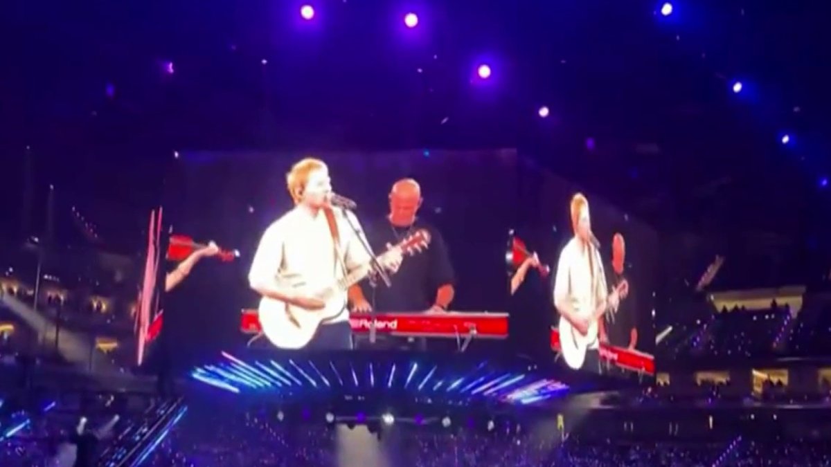 Ed Sheeran surprises fans during Pokémon World Championships at Chase Center