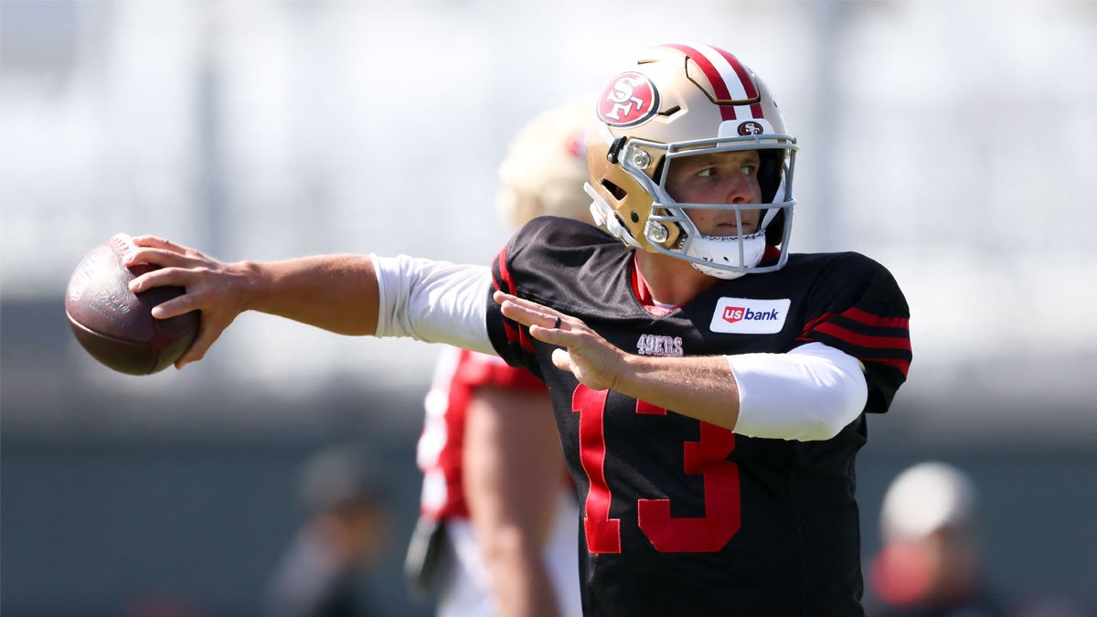 49ers QB Brock Purdy, even without some of his stars, shines in joint practice with Titans