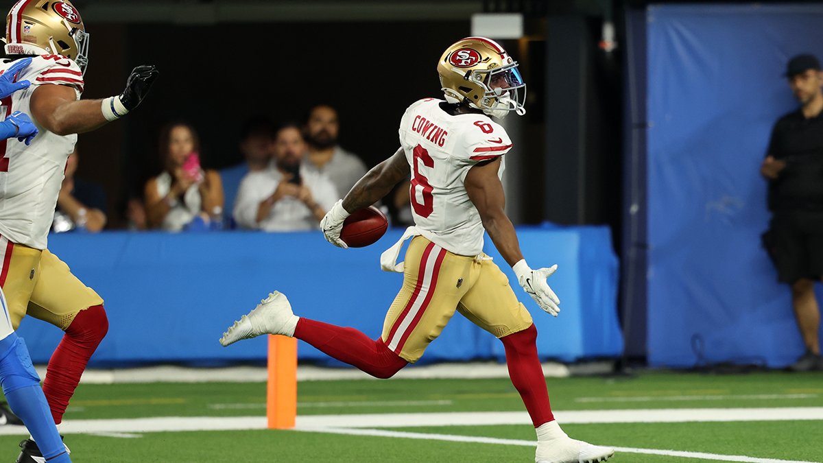 49ers vs. Chargers live updates: Jacob Cowing scores electric punt-return TD