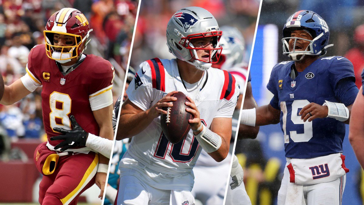A composite image featuring NFL players, used in Sunday Week 3 coverage.