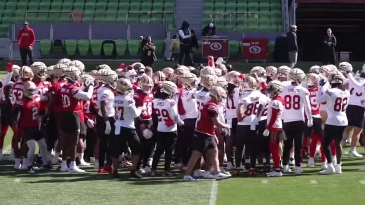 49ers settle in Melbourne ahead of season opener