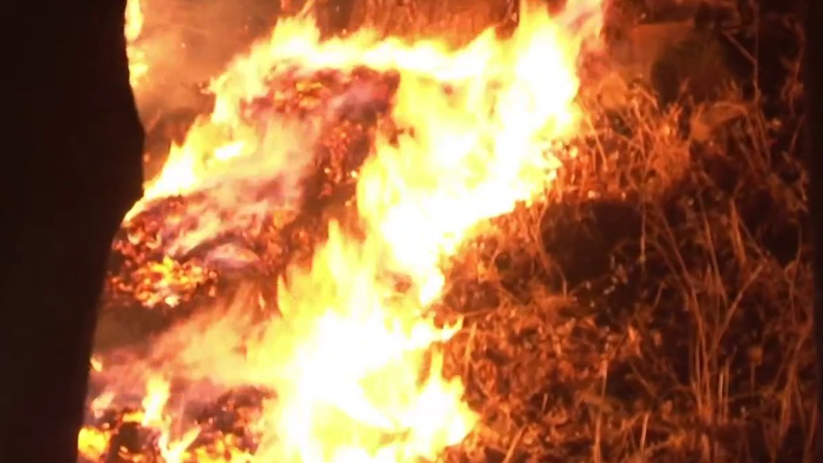 San Francisco firefighters help battle Lucas Fire