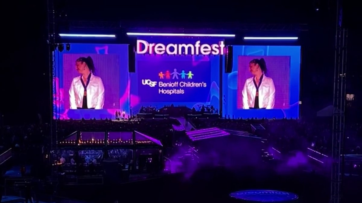 Usher, Gwen Stefani perform for 25,000 at the annual Dreamfest benefit concert at Orac...