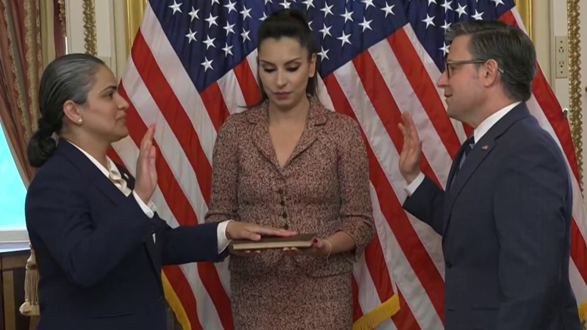 Aisha Wahab sworn into Congress to fill Eric Swalwell's seat