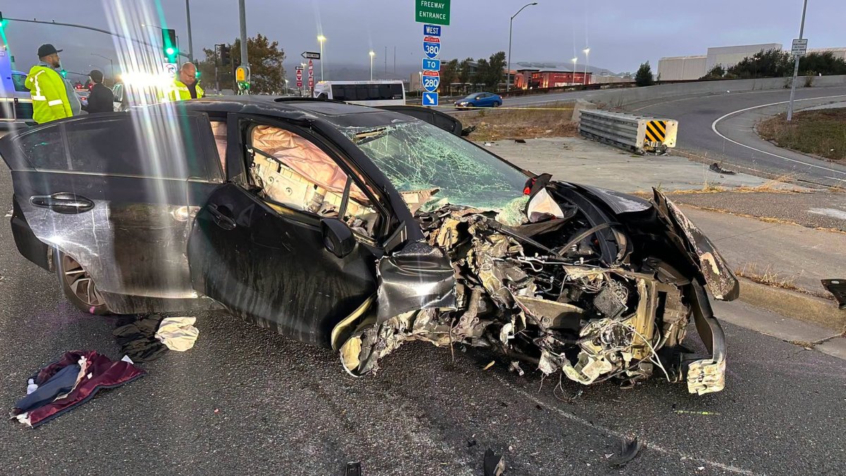 Driver arrested on suspicion of DUI, manslaughter after passenger dies in San Bruno crash