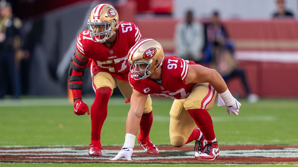 Why Nick Bosa's impact in season opener vs. Rams is needed by Dre Greenlaw, 49ers more than ever