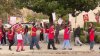 Health care workers picket outside San Leandro hospital