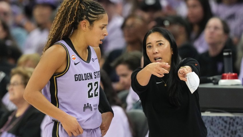 Golden State Valkyries head coach Natalie Nakase.