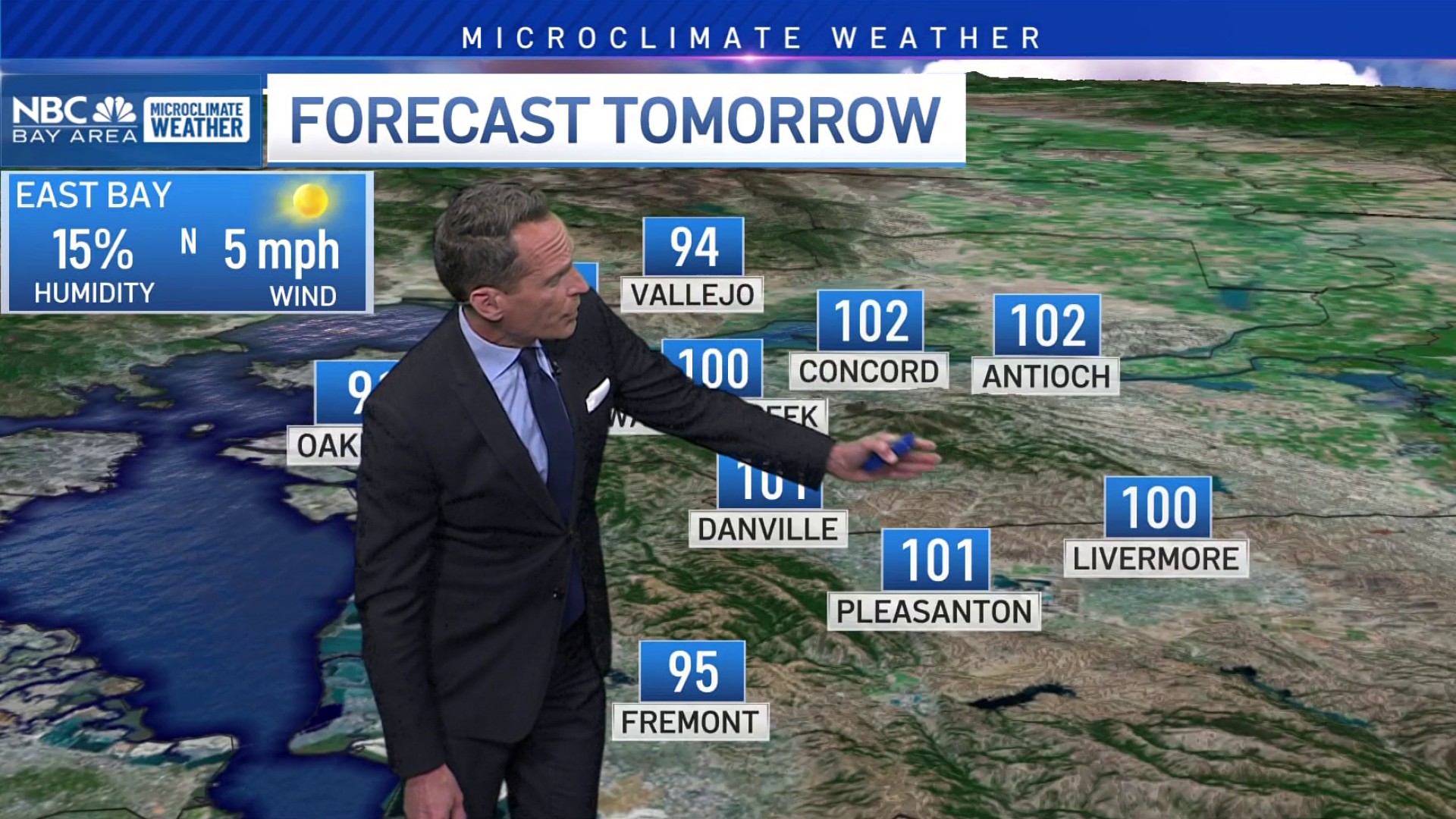 Jeff's Forecast: Record hot weekend – NBC Bay Area