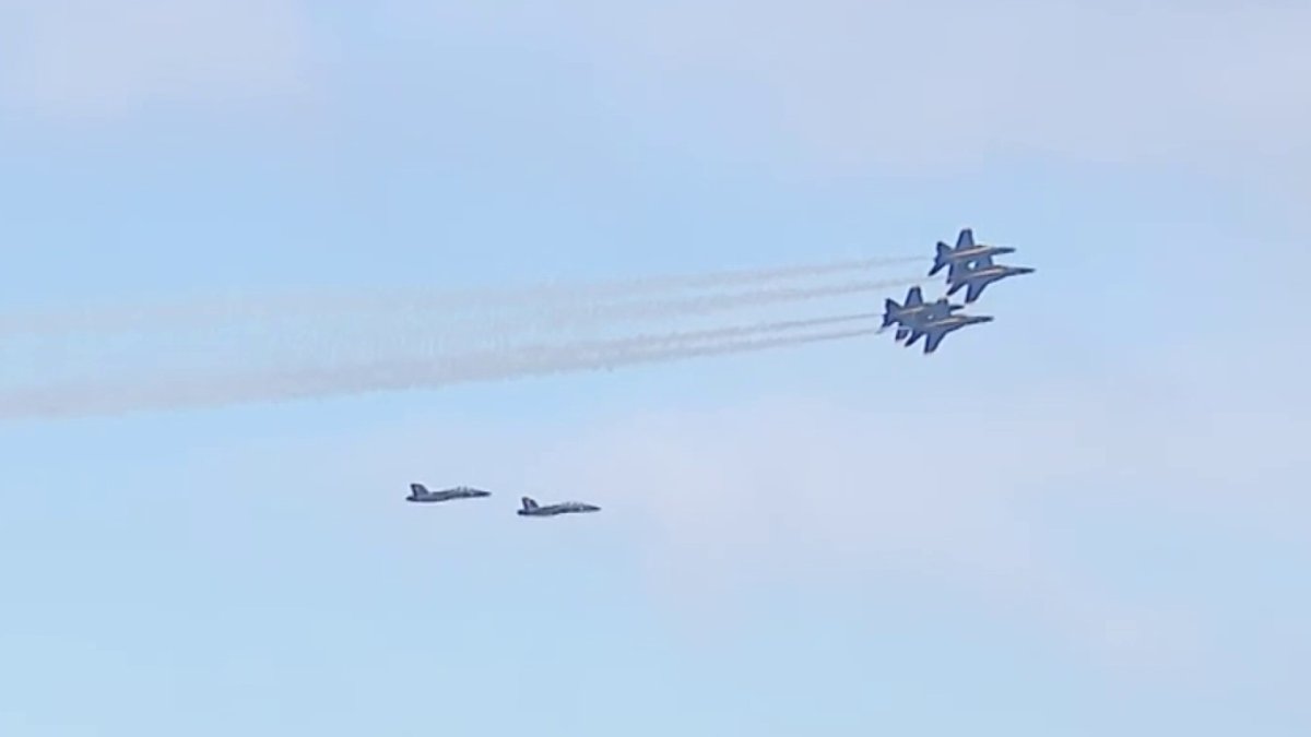 Watch: Blue Angels take flight in San Francisco – NBC Bay Area