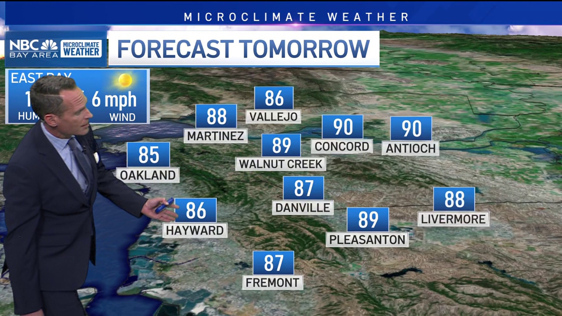 Jeff's Forecast: Hotter weather returns – NBC Bay Area