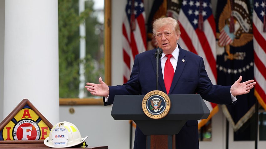 President Trump Hosts Rose Garden Lunch