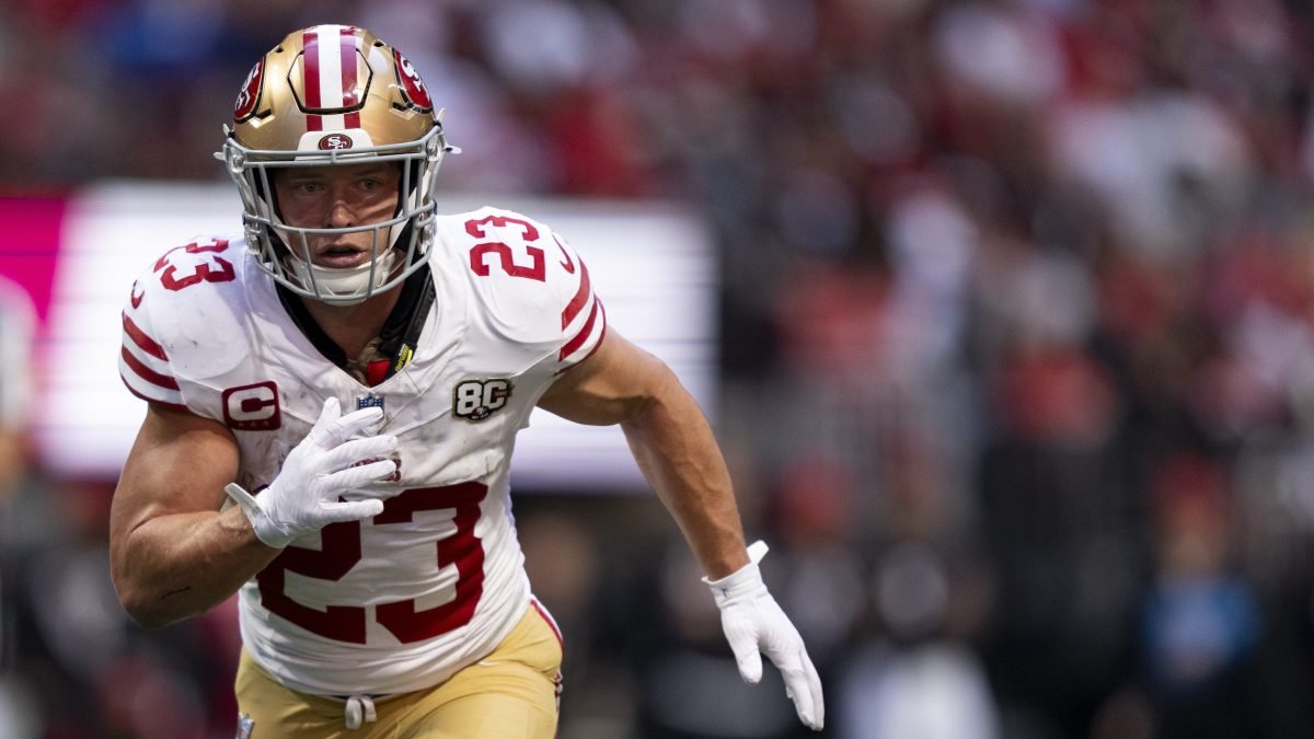 Kyle Shanahan provides 'optimistic' update on 49ers star Christian McCaffrey's hamstring injury