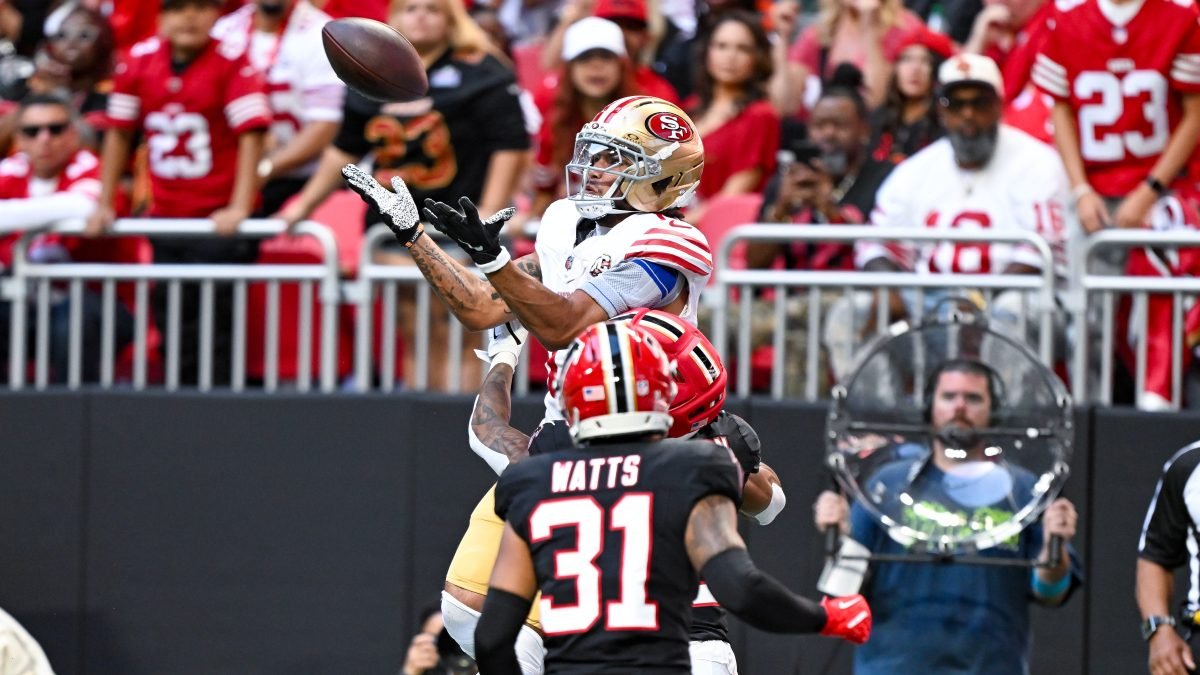Jordan Watkins steps up for injured wide receivers as bright spot in 49ers' loss