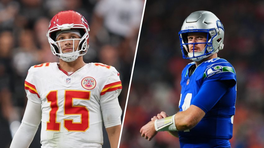 Patrick Mahomes and Sam Darnold