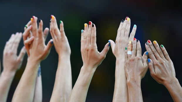 Patriotic Manicures Impress at Olympics
