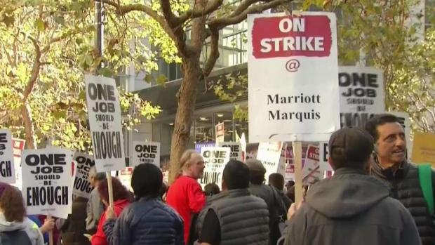 [BAY]    Marriott workers' strike hearing by SF supervisors