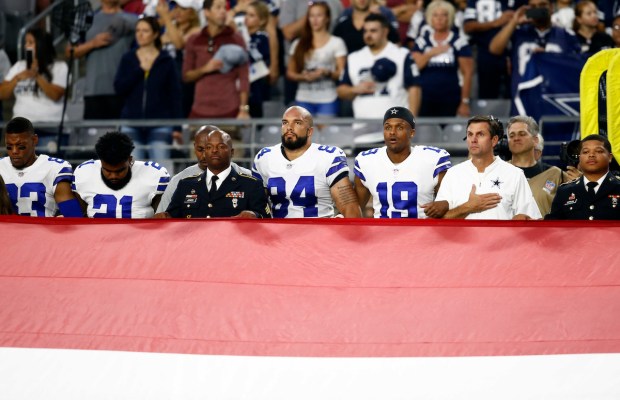 Trumps Nfl Criticisms Spark Protests From About 200 Players